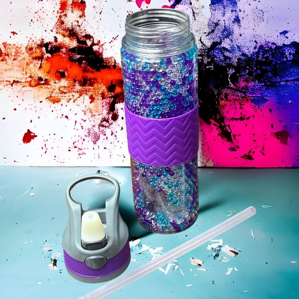 SubZero BPA Free Leak Proof Double Wall Flip Top 19oz gel Triton Water Bottle